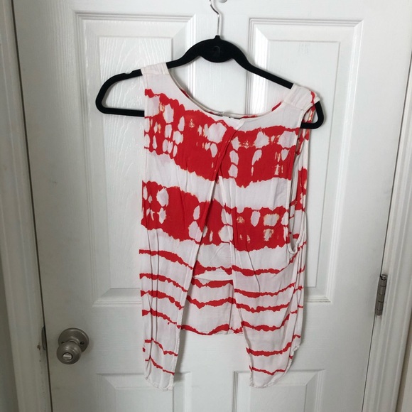 Tie Dye Crop Back Tank - Picture 2 of 3